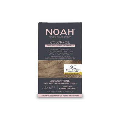 Noah, Color In Oil, permanentes Haarfärbeöl, 9.0, sehr hellblond, 135 ml