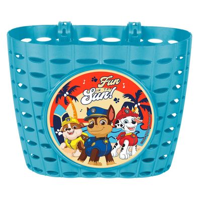 Paw Patrol Kinder Fahrradkorb Lenkerkorb Frontkorb mit Motiv für Fahrrad und Laufrad