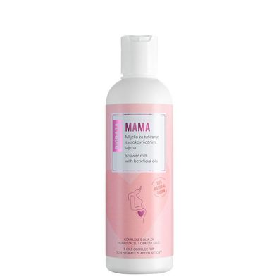 Mama, natürliche Inhaltsstoffe, Duschcreme gegen Dehnungsstreifen, 200 ml