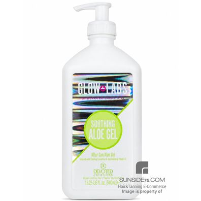 Devoted Creations/Glow+Labs "Soothing Aloe Gel" 540ml/Aftersun/Solariumkosmetik