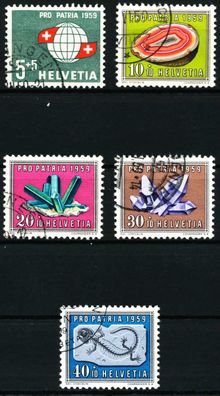 Schweiz PRO PATRIA Nr 674-678 gestempelt X54BA92