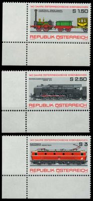 Österreich 1977 Nr 1559-1561 postfrisch ECKE-ULI X80972A