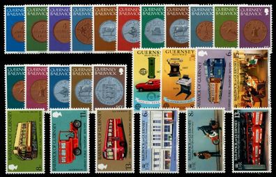 Guernsey Nr 173-198 + Block 2 postfrisch Jahrgang S012E0A