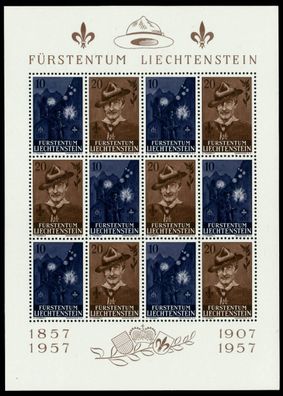 Liechtenstein BLOCK Kleinbogen Nr 360 + 361 postfrisch X6A8C86