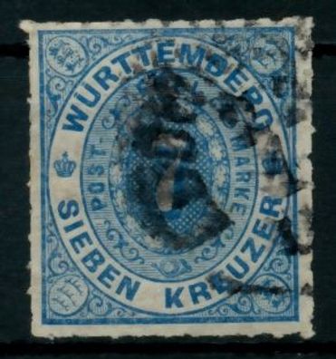 Württemberg Ausgabe VON 1869 74 Nr 39 gestempelt X713C5A