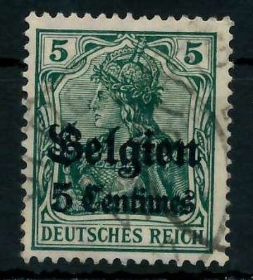 BES 1WK LP Belgien Nr 2 gestempelt X77B1FA