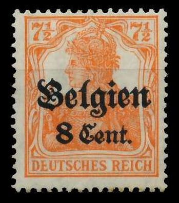 BES 1WK LP Belgien Nr 13bI ungebraucht X77B646
