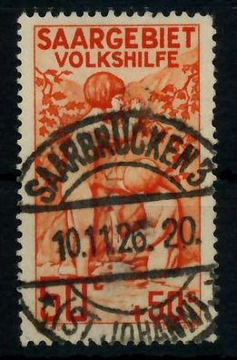 Saargebiet 1926 Nr 106I zentrisch gestempelt ATTEST X7B0EA6