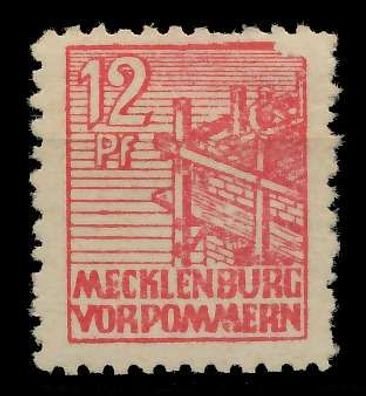 SBZ Mecklbrg VORP. Nr 36yb II postfrisch X810022