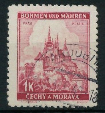 BÖHMEN MÄHREN 1939-1940 Nr 28 gestempelt X8282BE