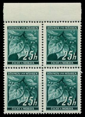 BÖHMEN MÄHREN 1939-1940 Nr 23 postfrisch Viererblock OR X828872