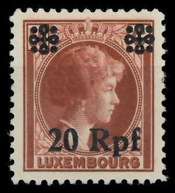 BES. 2WK Luxemburg Nr 25 postfrisch X82AFC2