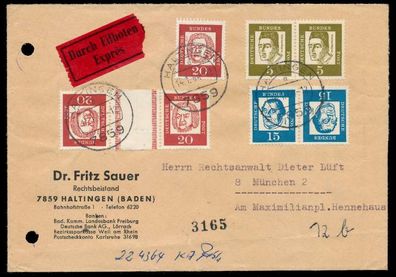 BRD BUND Zusammendruck Nr KZ3 + K3+ 347 Paar X906946