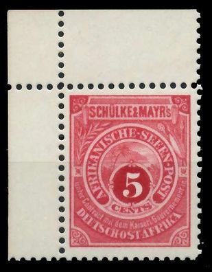 Deutsch-ostafrika Seeenpost Nr Sa postfrisch ECKE-OLI g X08EE92