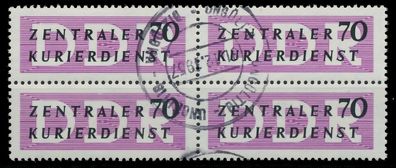DDR DIENST Verwaltungspost-a ZKD Nr 9 gestempelt Viererb X1D2916