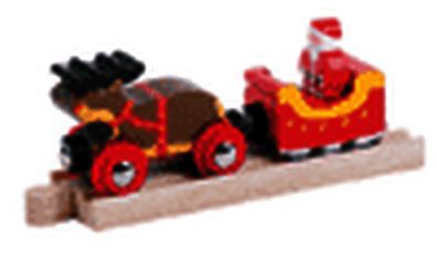 Weihnachtsschlitten mit Rentieren