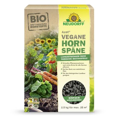 Neudorff Azet® Vegane Hornspäne, 2,5 kg