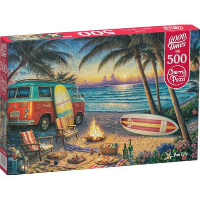 CHERRY PAZZI Puzzle Leben in einem Wohnwagen 500 Teile
