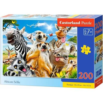 Castorland Afrikanisches Selfie-Puzzle 200 Teile