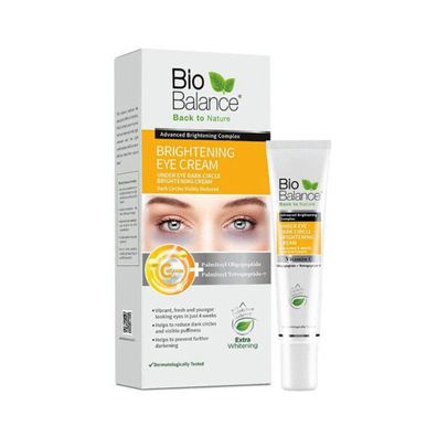 Bio Balance, Aufhellend, Aufhellend und Aufhellend, Tag & Nacht, Augencreme, 15 ml