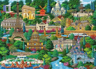 Frankreich Entdecken - Holzpuzzle