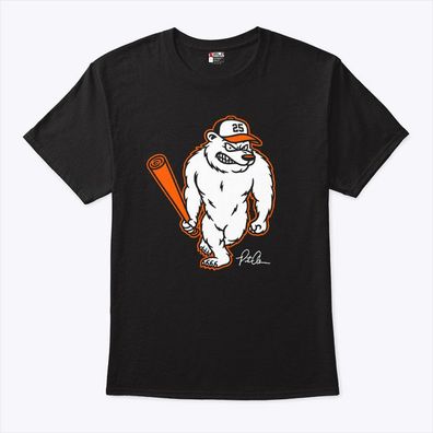 Polar Bear Pete Baseball Bear Sport Fan T-Shirt Hoodie Sweatshirt