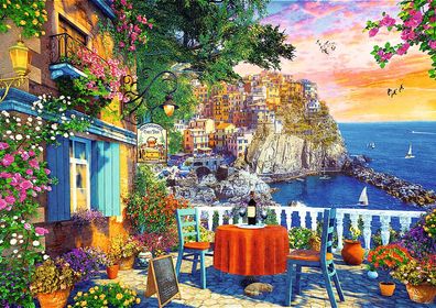 Blick auf die Cinque Terre, Italien