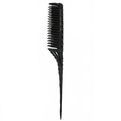 Toupierkamm 3-reihig mit Stiel - Volumenkamm für Haare & Styling
