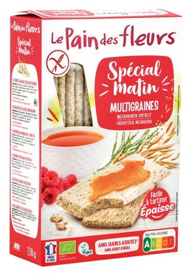 6x Blumenbrot - Le Pain des Fleurs Dickeres Kunsperbrot Mehrkorn zum Frühstücken