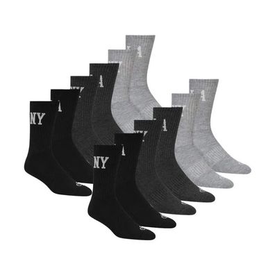 SCOTCH & SODA 6 Paar High Crew Socken Schwarz Grau Dunkelgrau Größe 41-46