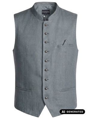 Trachtenweste Felipe blau