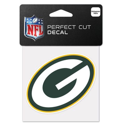 NFL Green Bay Packers Aufkleber Perfect Cut Decal 10x10cm Team Logo 032085630469