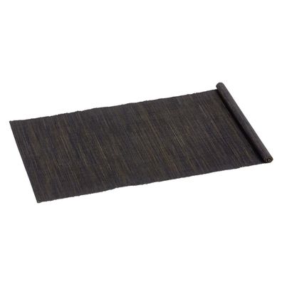 Lambert Narita Tischläufer schwarz, 50 x 150 cm, Wasserhyazinthe 64529 2-er Set