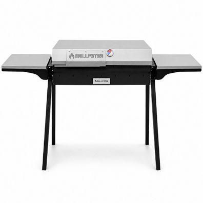 Mangal Bulat 70 Schaschlikgrill 3mm Stahl Deckel Ablagen