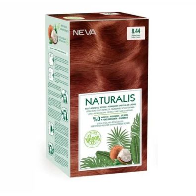 Neva, Naturalis, Permanente Haarfarbe, 8.44 Dark Copper, 150 ml
