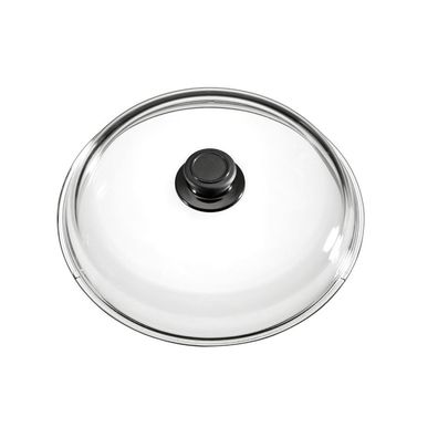 Eurolux runder Voll-Glasdeckel backofenfest bis 240°C 24 cm - Art.-Nr. 024