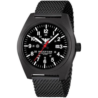 KHS - KHS. INCBS. MB - Armbanduhr - Herren - Quarz - Inceptor Black Steel
