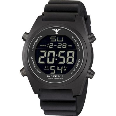 KHS - KHS. INCBSD. DB - Armbanduhr - Herren - Quarz - Inceptor Black Steel