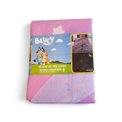 Bluey Bettwäsche Set Glow in the Dark