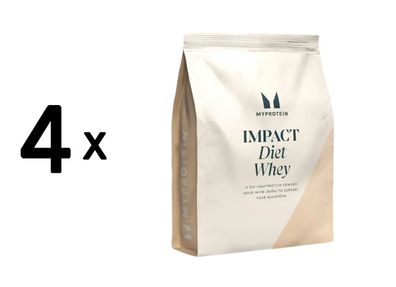 4 x Myprotein Impact Diet Whey (1000g) Chocolate