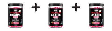 3 x Weider Premium Creapure Gummies (60) Cherrypop