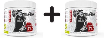 2 x 5% Nutrition Crea-TEN - Legendary Series, Lemon Lime - 225g