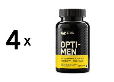 4 x Optimum Nutrition Opti-Men (180)