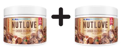 2 x Allnutrition Nutlove, Choco Hazelnut - 500g
