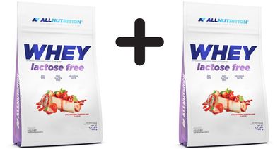 2 x Allnutrition Whey Lactose Free, Strawberry Cheesecake - 700g