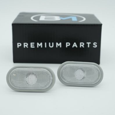 2x Seitenblinker Blinkleuchte Weiß Renault Clio Twingo Kangoo 8200194580