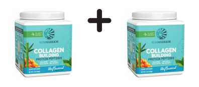 2 x Sunwarrior Collagen Building Protein Peptides (500g) Natural