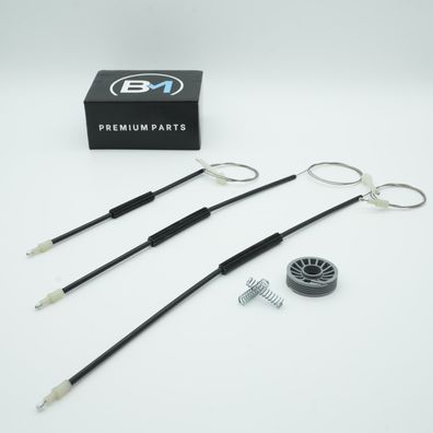 Fensterheber Reparatursatz vorne L/R Mitsubishi Colt CZC Cabrio Seilzug Rolle