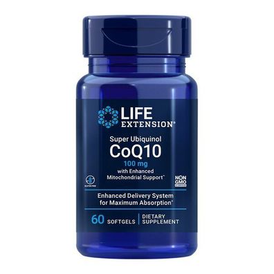 Super Ubiquinol CoQ10 with Enhanced Mitochondrial Support, 100mg - 60 softgels