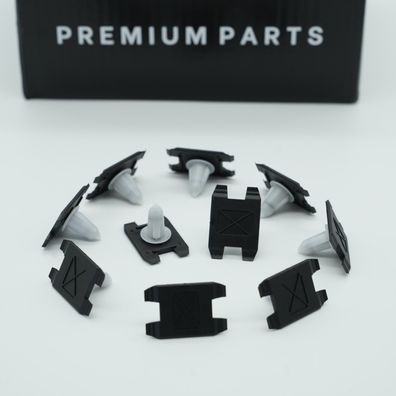10x Zierleiste Radlauf Befestigungs Clip für BMW 7er, X3, E38, F25 51718259025